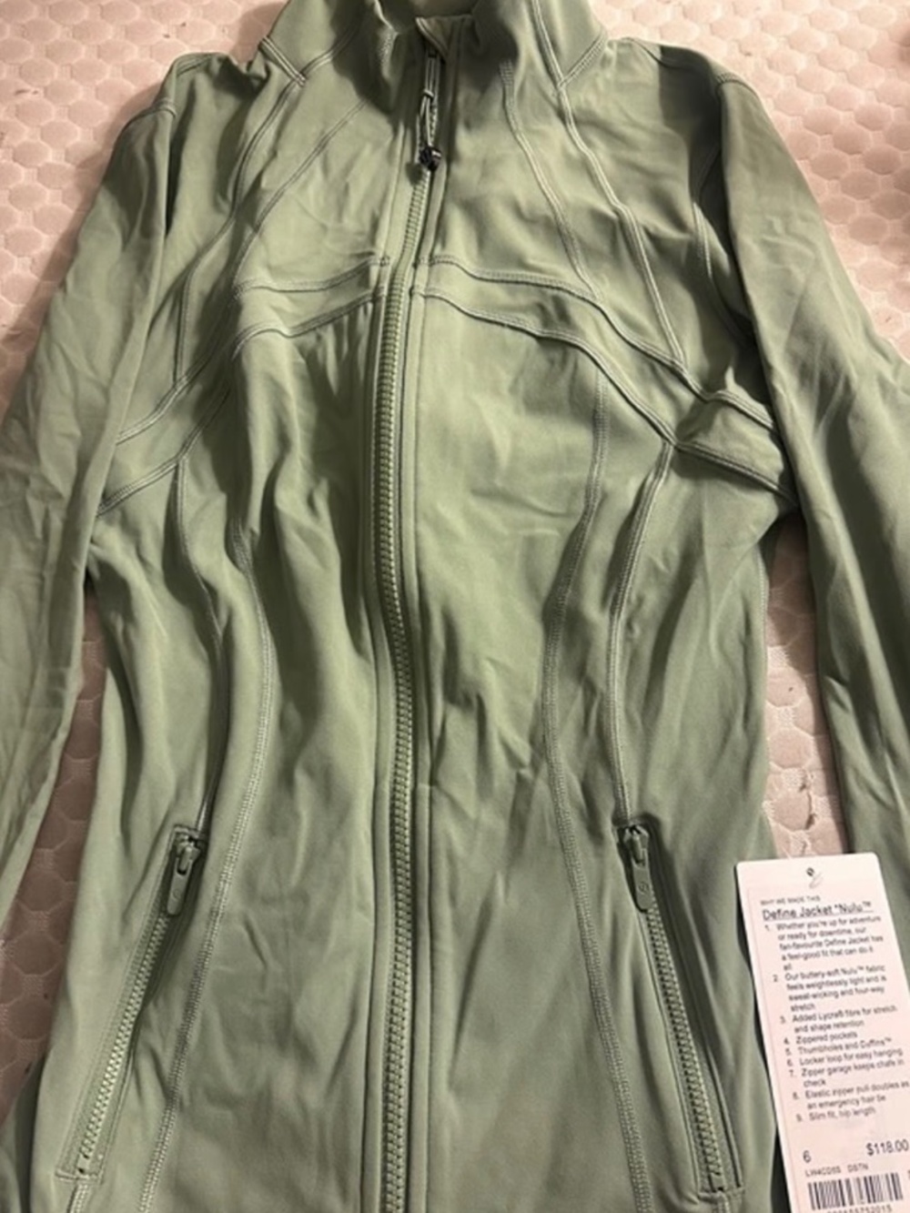 lululemon green define jacket